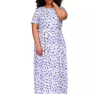 Micheal Micheal Kors Plus Size Belted T-Shirt Dress